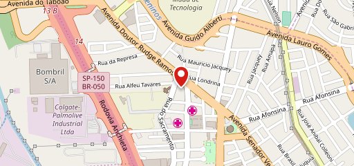 Pizzeria Montini no mapa