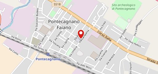 Pizzeria Motié sulla mappa