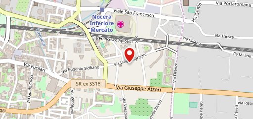 Pizzeria N'do Sbarr sur la carte