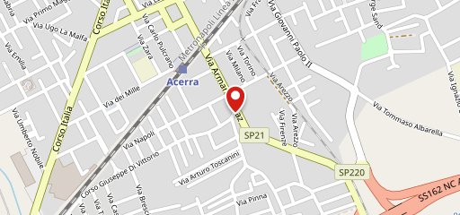 Pizzeria O' Vesuvio Acerra sulla mappa