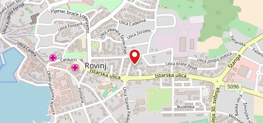 Pizzeria Orlando Rovinj sulla mappa