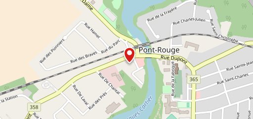 Pizzéria Paquet Pont-Rouge sur la carte