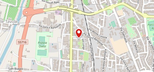 Pizzeria Partenope Viale Adua sulla mappa