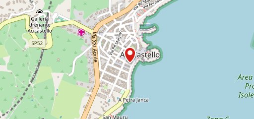 Pizzeria Pellegrino Aci Castello sulla mappa