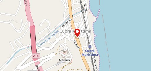 Pomorilla Cupra Marittima sulla mappa