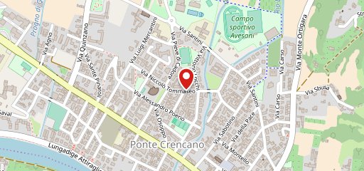 Pizzeria Ponte Crencano sulla mappa