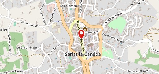 La Romane Sarlat la Canéda sur la carte