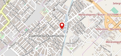 Pizzeria Rossofuoco Quartucciu sulla mappa