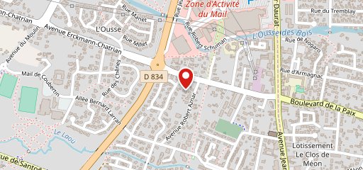 Pizzeria Saint-Cricq sur la carte