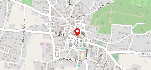 Pizzeria de l'Horloge sur la carte