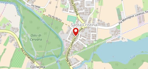 Pizzeria Santa Cristina sulla mappa