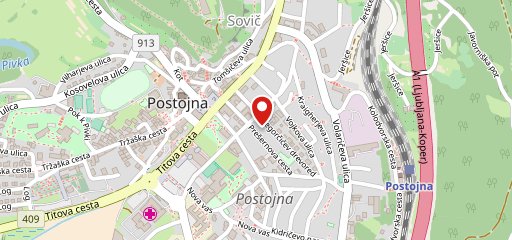 RomaPostojna sulla mappa