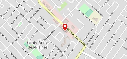 Pizzeria Sainte-Anne-des-Plaines sur la carte