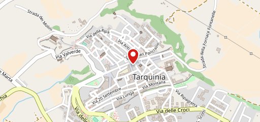 Pizzeria Tarquinia sulla mappa