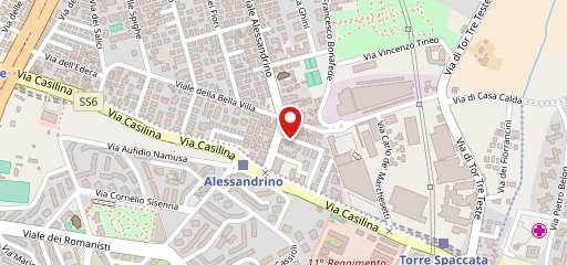 Pizzeria Mar Rosso Roma sulla mappa