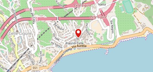 Pizzeria Trattoria ai Piani Celle Ligure sulla mappa