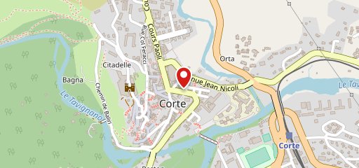 Pizzeria U Fragnu Corte sur la carte