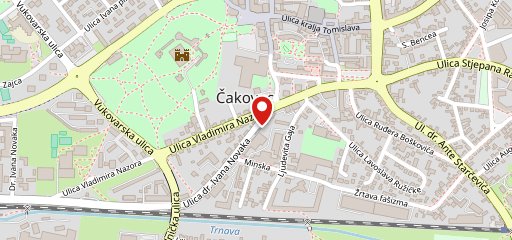 Pizzeria Uno Čakovec sur la carte