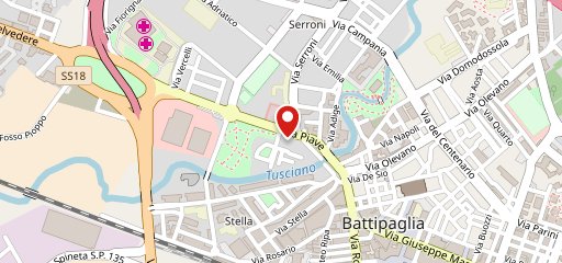 Pizzeria Vesuvio Battipaglia sulla mappa