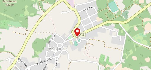 Pizzeria Vicinius sur la carte