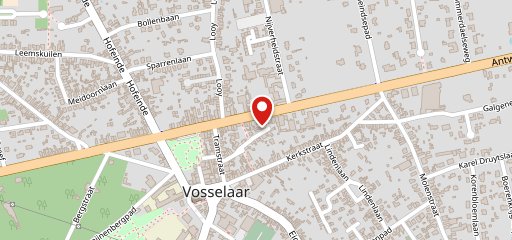 Pizzeria Vosselaar sur la carte