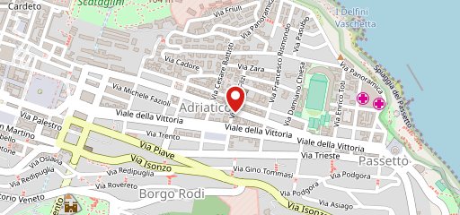 Pizzetteria The Fabbione 44 sulla mappa