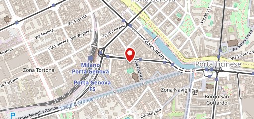 Pizzium - Via Vigevano sur la carte