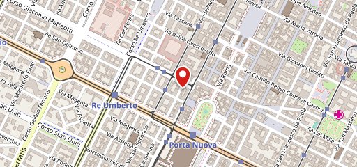 Pizzium Torino Corso Matteotti sulla mappa