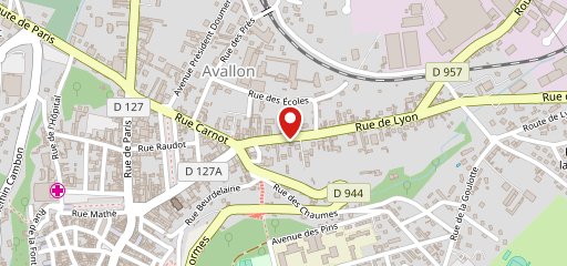 Pizz’n Pan Avallon sur la carte