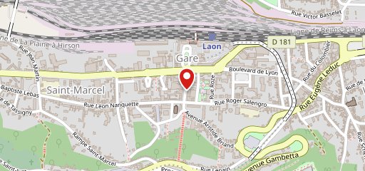 Place Pizza - Laon sur la carte