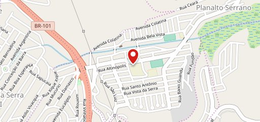 Planalto Pizzaria &restaurante no mapa