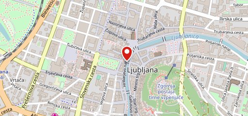 Platana podjetje za proizvodnjo, storitve, gostinstvo in trgovino, Ljubljana, d.o.o. sulla mappa