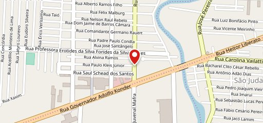 Pizzaria Pop Delivery no mapa