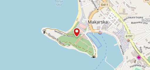 Plaza Club Makarska: Disco Bar & Restaurant sulla mappa