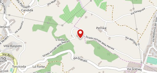 Podere Petraia sur la carte