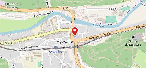 Boulangerie Aywaille - Point chaud sur la carte