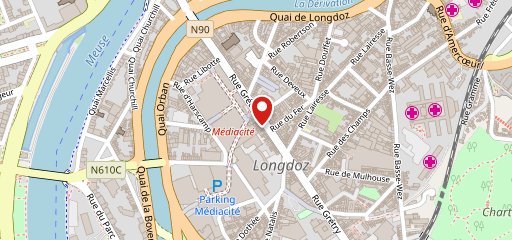 Boulangerie Liège Médiacité - Point chaud sur la carte
