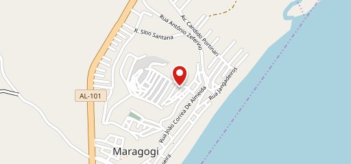 Point do caldinho Maragogi no mapa