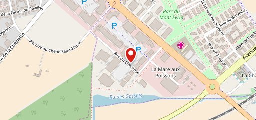 Point sushi MONTEVRAIN sur la carte