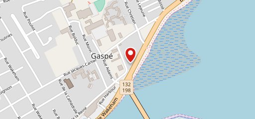 Poissonnerie de Gaspé sur la carte