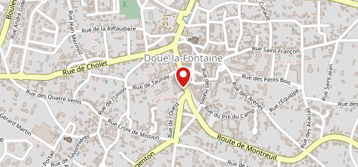 Boulangerie Poitou sur la carte