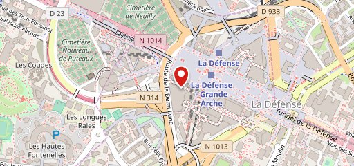 Pokawa La Défense sur la carte