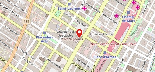 Poke Monster (Complexe Desjardins) sur la carte