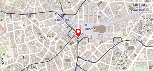 Poke Scuse - Milano Duomo sur la carte