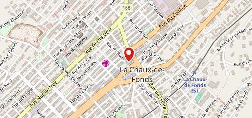 Pokémoons - La Chaux-de-Fonds sur la carte