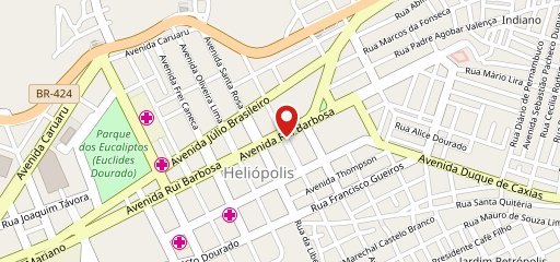 Polo Gastronômico Heliópolis Garanhuns no mapa