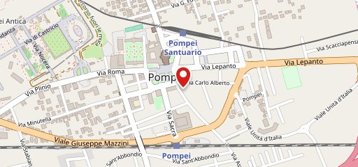 Pompei Via Roma sulla mappa