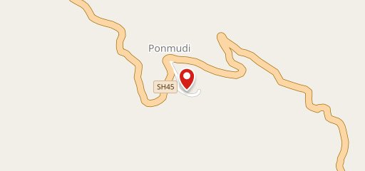 Ponmudi canteen on map