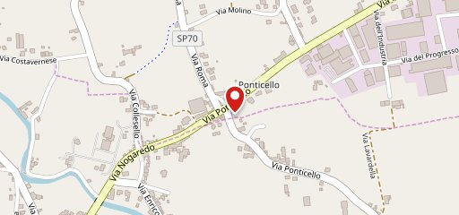 Ponticello Bar sur la carte