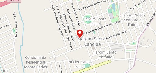 Ponto da esfiha no mapa